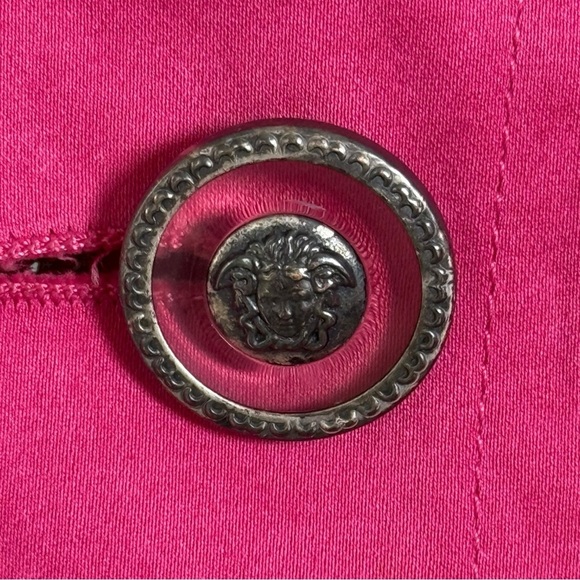 Escada Margaretha Ley Pink Blazer Jacket Size 40 = Medium Vintage 80s 90s - Picture 8 of 11